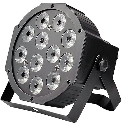Luci da Palcoscenico, 12x18w RGBW 4in1 Led Par Light DMX512 Illuminazione da discoteca DJ Dyed Light