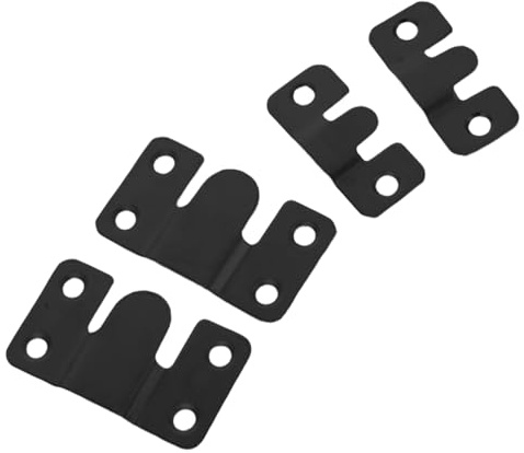 SEWACC 4 Pièces Support de Montage Encastré pour Photos de Crochets Robustes Interconnectés pour Accrochage Murale Fixation Discrète pour Compatibilité