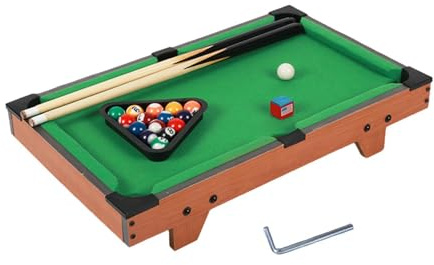 QUILSTM Mini Tavolo da Biliardo da casa, Ufficio, scrivania, Regalo di intrattenimento, Giocattoli educativi interattivi per Famiglie e Amici, Mini Set da Biliardo, Gioco da