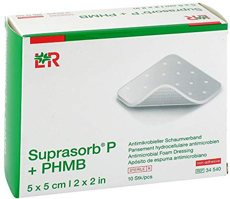 Suprasorb P+Phmb Schaumverband 5x5 cm