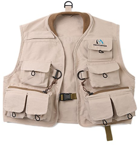 M MAXIMUMCATCH Maxcatch Fly Fishing Vest Pack, Cotton（L）