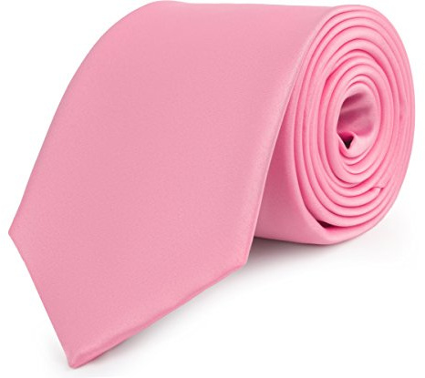 Ladeheid Herren Breite Krawatte KP-8 (150cm x 8cm, Rosa)