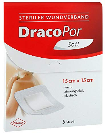 DR. AUSBÜTTAL WUNDVERBAND 15x15 CM STERIL, 5 STÜCK (1ER PACK)