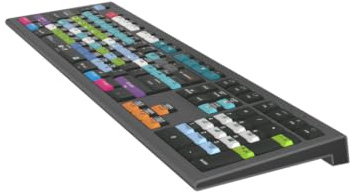 Logickeyboard Avid Media Composer Astra 2 Tastatur Usb Qwerty Deutsch Grau (lkB-Mcom4-A2M-De)