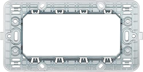 Supporto Compatibile Con Bticino Matix Confezione 10 pz 6 moduli, Supporto Per Scatola 502 503 504 506 (10, 6)