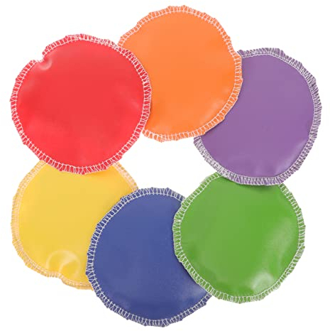WHAMVOX 6stücke Teiliges Aus Bunten Wurf-sandtaschen Für Junge Mädchen Für Outdoor-Spiele Und Koordinationstraining Mit Zahlen Und Farben