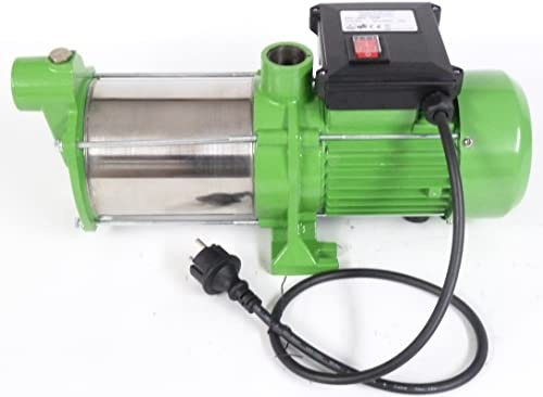 CHM GmbH® Gartenpumpe Edelstahl 1300 Watt 5,5 Bar 6000 L/h Kreiselpumpe Pumpe Hauswasserwerk