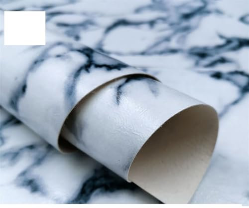 Filz-Gewebe PU-Leder Stoff Kunstleder for Ohrringe Nähen Puppenkleidung DIY Schleife Brosche handgemachtes Material Dekor Handwerk Filz Stoff (Color : 26 Marble Leather, Size : Small Roll(20x120cm)
