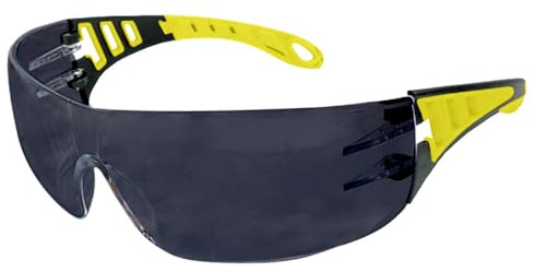 NUEVO 2024 - Gafas de seguridad solares con patillas amarillas EVO