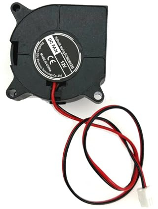 JZK 4020 4cm Silent Mini Blower Fan - 12V DC, 40x40x20 mm, 3D Printer Cooling Fan