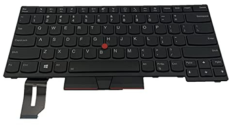 IOIUSKKU Accesorios de Repuesto para Teclado de portátil, Accesorio de Ordenador Profesional, componente de Escritura, reemplazo de Teclado de PC retroiluminado para T14