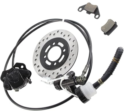 Kit de freins à disque hydrauliques, kit de système de frein de kart à haute performance, compatible avec 50, 110, 125, 150, 200, 250, Dirt Bike, Quad, ATV