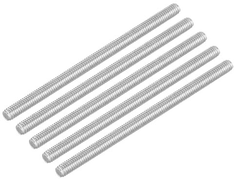 QUARKZMAN 10 barre filettate a destra M4 x 70 mm, in acciaio inox 304, per bulloni di ancoraggio, morsetti, ganci e bulloni a U, passo filettato 0,7