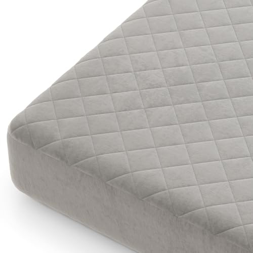 GIANTEX Lenzuolo con angoli elasticizzati 90 x 200 cm, con tasca di profondità di 41 cm, super morbido con imbottitura in spugna, traspirante, coprimaterasso con fondo antiscivolo