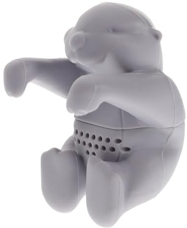IMIKEYA Infuseur à Thé de Loutre Filtre à Thé en Silicone Ustensiles Cuisine Amusants Facile à Nettoyer