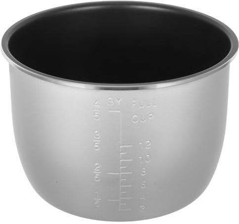 Zerodeko Repuesto De Olla Arrocera Recipiente Interior Para Olla Arrocera Interior De Eléctrica 6L Compatible Con Cocedora De Arroz Para Cocina Familiar Diaria