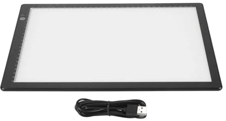 Lichtbox for Scannen von Filmen, weiches LED-Licht, 3 Helligkeitsstufen, APP-Bearbeitung, einfacher Diabetrachter im A4-Format for die Familie