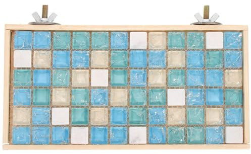 HOODANCOS Tapis Rafraîchissant Cristal pour Hamster Et Cochon D’Inde, Plaque De Quartz 10x20 Cm, Fournitures De Cage D’été pour Petits Rongeurs