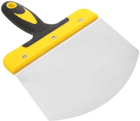 PENIKOKO Spatola per Stucco in Acciaio Inossidabile Resistente Non Deformabile Raschietto Curvo per Rimuovere Intonaco Sciolto Accessorio Essenziale per Pulizia Cucina