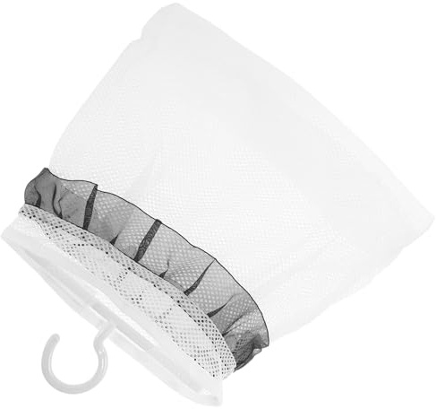 DEARMAMY Borsa Portaoggetti a Rete Sospesa Gancio, Organizer per Mollette da Bucato e Portafrutta, Borsa Salvaspazio Leggera e Resistente per Casa, Bagno e Viaggi