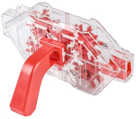 Healvian Pulitore Catena Bicicletta in Abs Strumento di Lavaggio Trasparente per Rimozione Sporco e Pulizia Profonda per Pulizia Catena Veicoli a Due Ruote e Bici