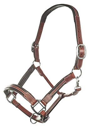 HKM SPORTS EQUIPMENT Lederhalfter -Soft-, braun, Vollblut