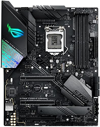 Asus ROG Strix Z390-F Gaming Mainboard Sockel 1151 (ATX, Intel Z390, DDR4-Speicher, Duale m.2 Anschlüsse, SATA 6Gbit/s, USB 3.1 Gen 2)
