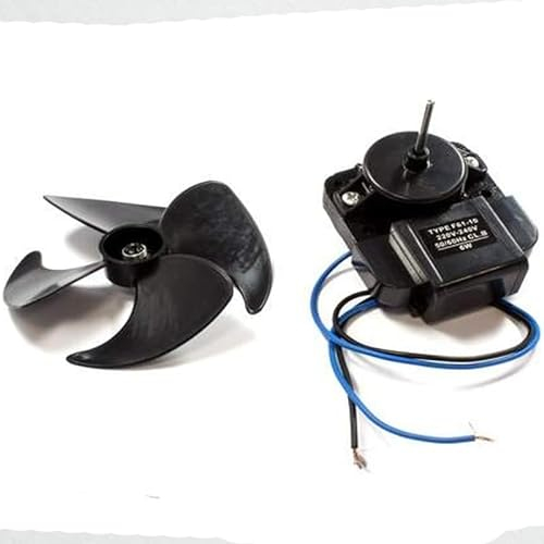 REPORSHOP - Motor Ventilador Frigorífico Compatible con Fagor y Zanussi - NO FROST - Códigos 481936170011, 512023200, 651015834, 92129063, M57512023200-220-240V - 6W - 30/60Hz - Diámetro Ø3x28mm -