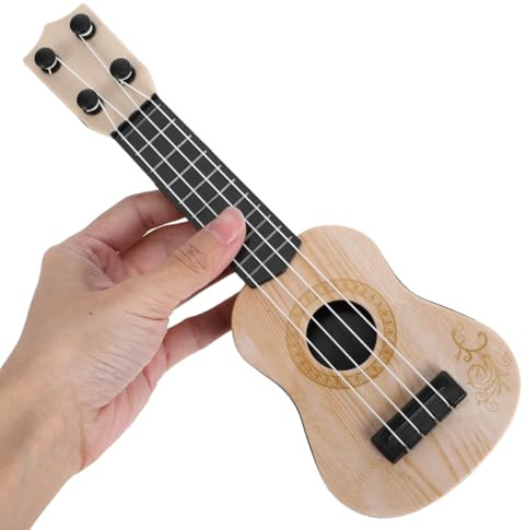 Kisangel Kids Ukulele Toy Wooden Musical Instrument Guitar for Learning