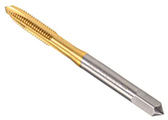 CoCud Spiralförmige Gewindebohrer M5 x 0.8 Gewinde Schraube Fräsen Machine | 1Stk, Gewindeschneider, Titan, Schnellstahl, Metrisch, Beschichtung, 6542, Für Abhören Bohrung