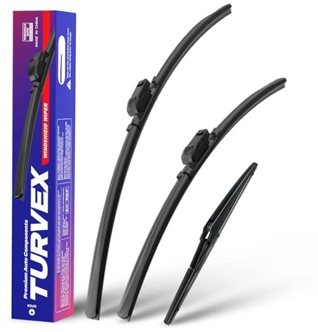 Wiper Blades for Ford Fiesta MK7 Hatchback Sep. 2008 to 2017