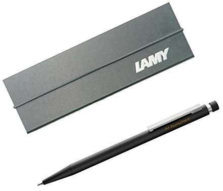 Lamy Druckbleistift cp1 black Modell 156, inkl. Laser-Gravur, Farbe mattschwarz