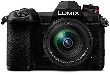 Panasonic Lumix DC-G9MEG-K Systemkamera mit 12-60mm Objektiv (20 MP, 4K/6K, Dual I.S., Staub und Spritzwasserschutz, schwarz)