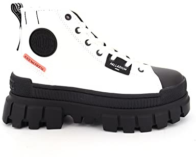 Palladium Women’s Revolt Hi TX Boot, Star White, 8.5 M