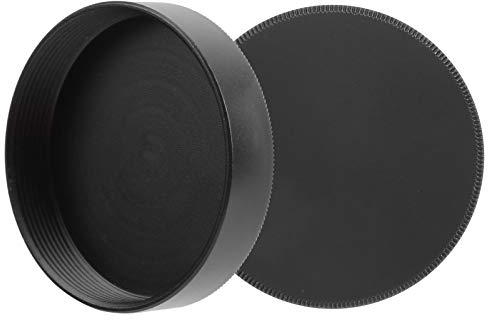 Bouchon D'objectif 2 Pièces, Couvercle de Capuchon D'objectif Arrière à Monture M42 pour Objectif de Caméra M42, Remplacement de Capuchon de Protection D'objectif de Caméra en Aluminium pour Monture D