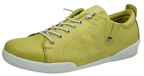 Andrea Conti Damen Slipper mit Zierschnürung sportiv seitlich Stretch 0345724