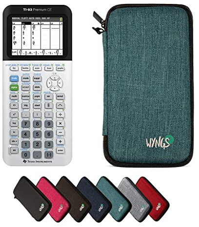 CALCUSO Paquete Básico Turquesa con Calculadora Grafica TI-83 Premium CE
