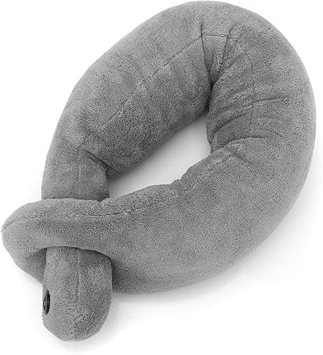 Gavigain Massage Pillow, Vibrating Massage, Vibrating Neck Pillow Massage Theapy Cushion for Relaxing Muscles and Relieving Stress,Suitable for Home Room Hotel Office Travel