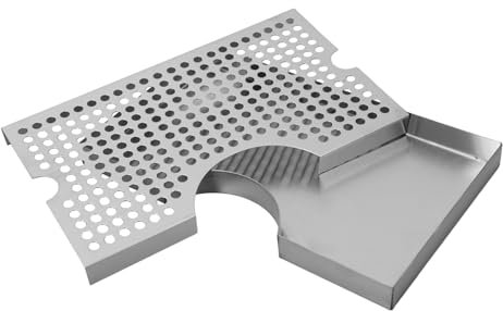 CIYODO Beer Drip Catcher Tray Kegerator Drip Catcher Stainless Steel Drainer Tray for Beer Machine