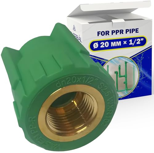Racor Unidireccional con Rosca Hembra Ø 20 mm x 1/2” - MONTERAL