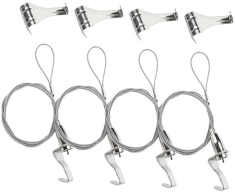 Gatuida 4juegos Kit De Cables Para Colgar Fotos Unidades De Cordones Resistentes Para y Cuadros Cuerda Para Colgar De Fotos