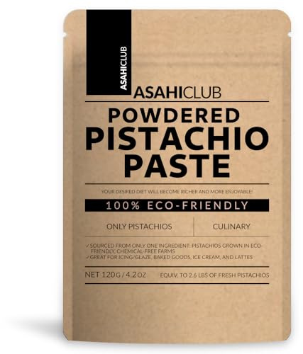 Powdered Pistachio Paste, 100% All Organic Pistachios, 4.2 oz, No Added Sugar, Plant-Based, Great for Cooking and Baking