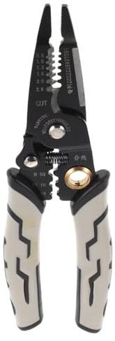 CIYODO Pinza Elettrica Multifunzione per Elettricisti con Funzione Spelatura Crimpatura e Taglio Meccanismo Fatica Utensile Resistente e Sicuro per Terminali e Ferrule