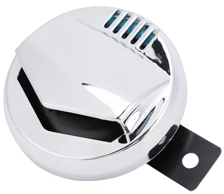 Naroote Bocina Eléctrica Elegante de 110dB Apta para Motocicleta, Bocina de Alarma Vintage Ruidosa para Ciclismo, Diseño Resistente para Cualquier Clima