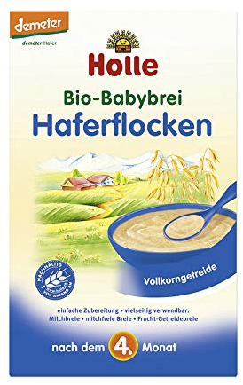 Holle Bio Bio-Babybrei Haferflocken (6 x 250 gr)