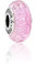 PANDORA Damen-Charm Schillernd-Facetten 925 Silber Glas rosa-791650
