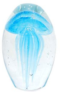 Signes Grimalt By Sigris Briefbeschwerer aus Glas, Medusa Briefbeschwerer, Blau, 10,5 x 7 x 7 cm