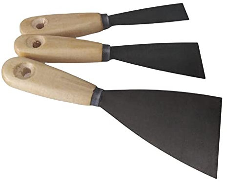 FAST WORLD SHOPPING ® Set mit 3 Spachteln, aus Stahl, zum Lackieren