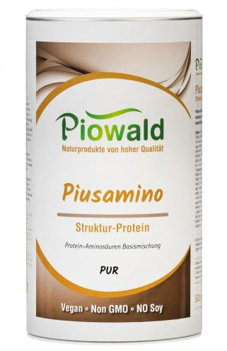 PIUSAMINO® PUR - 500g Pulver - Strukturprotein mit veganem Kollagenpulver