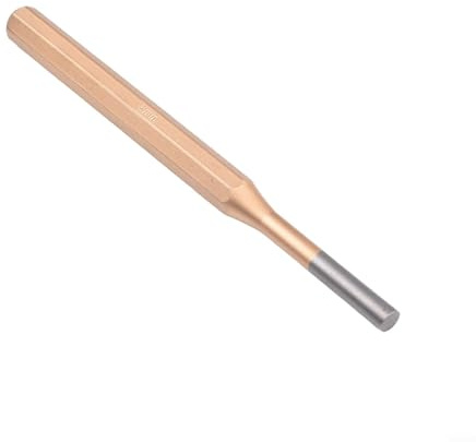 Juego de 6 cinceles de perforación central robustos para metal y carpintería